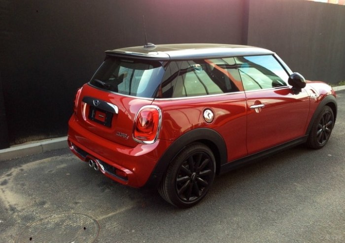 14款mini coopers,f56烈焰红