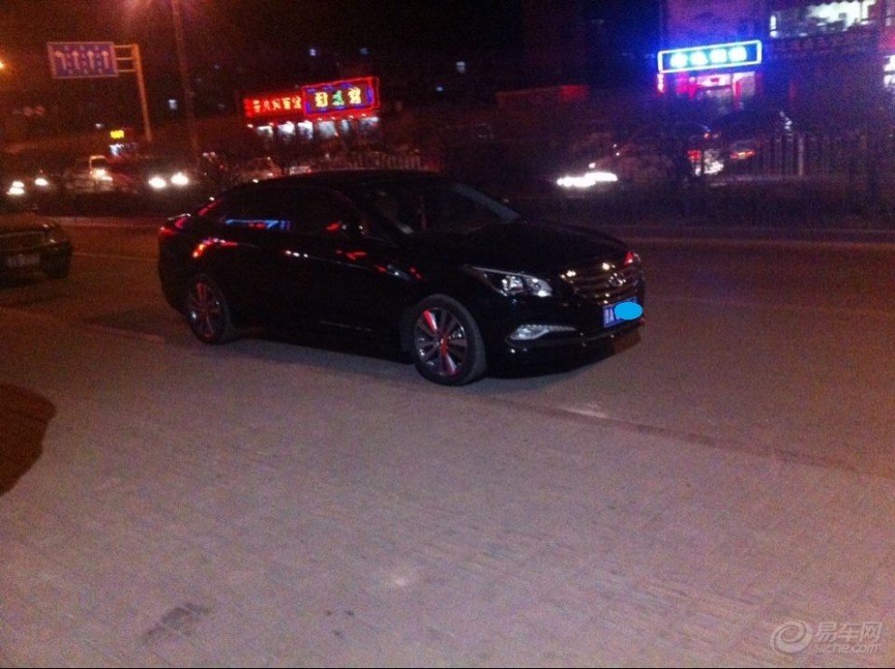 北京现代名图这款车如果是黑色的外观好看吗