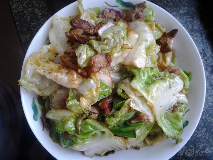 【【每日美食】包菜炒肉】_安徽车友会