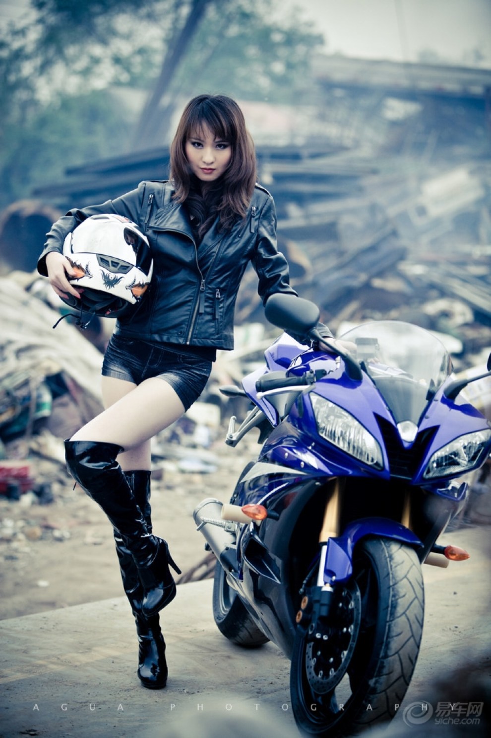 【【阿瓜摄影】机车美女。。。。】_丽人风尚论坛图片集锦_汽车论坛-易车网