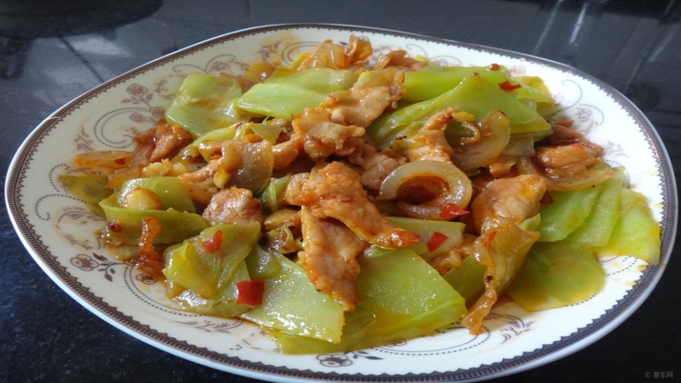 【美食分享】青笋肉片