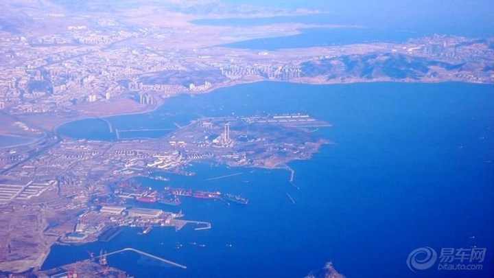 【空中俯瞰大连的冰海和不冻港】_辽宁车友会