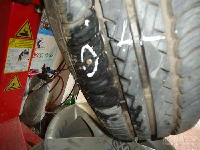 【轮胎这个扎钉子位置补胎后安全系数如何啊?