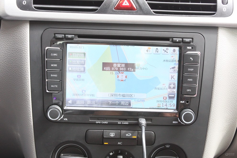 【新宝来加装DVD导航一体机、倒车影像!~】