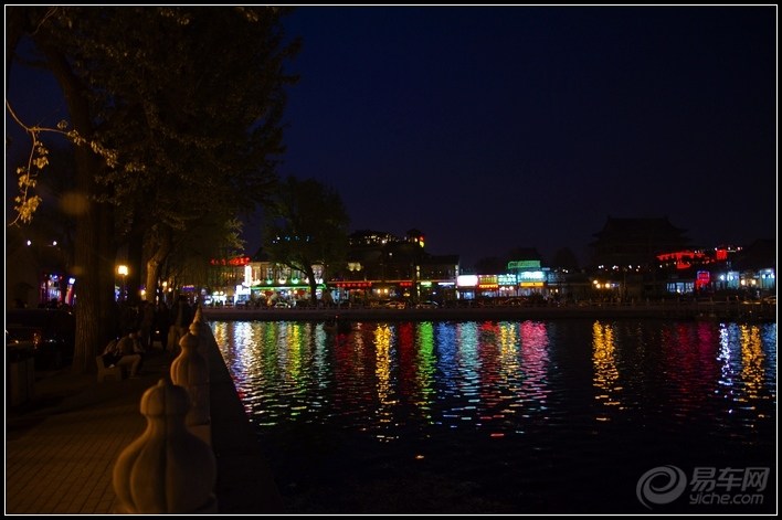 北京后海夜景