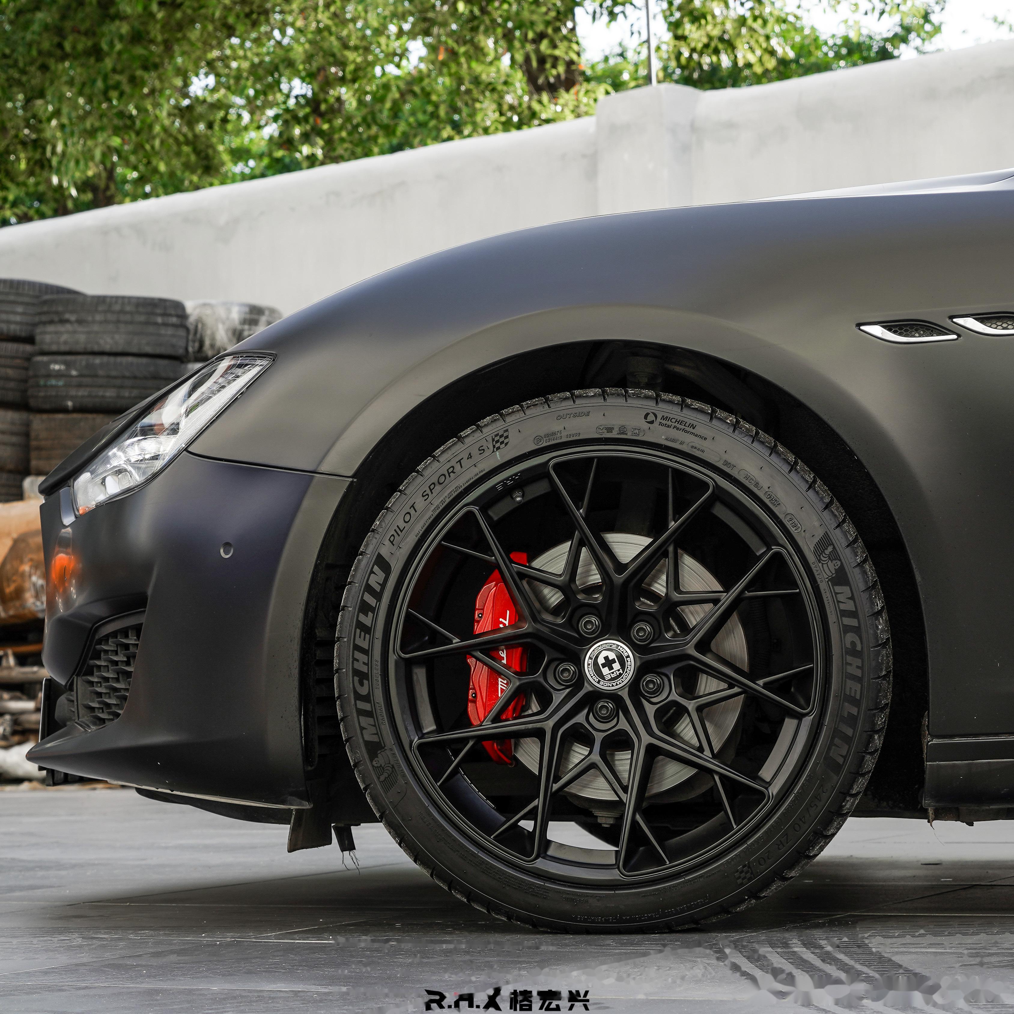 玛莎拉蒂吉博力 hre ff10 20寸 米其林ps4s 245/40/20 2