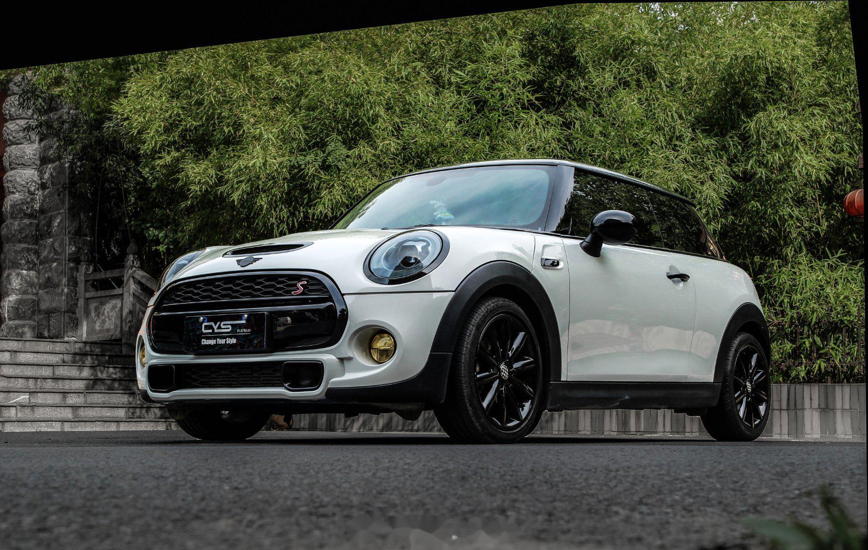 宝马mini 车衣裳cys-白金金属漆玛瑙灰x-m107#车生活##汽车改色贴膜