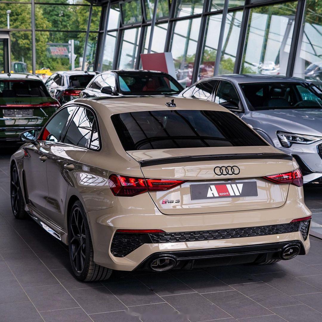拿铁色|audi rs3 in mocha latte color #奥迪rs3