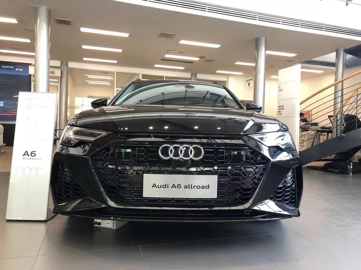 奥迪19  a6 改rs6 allroad包围 92 4s店反馈图,德国9990