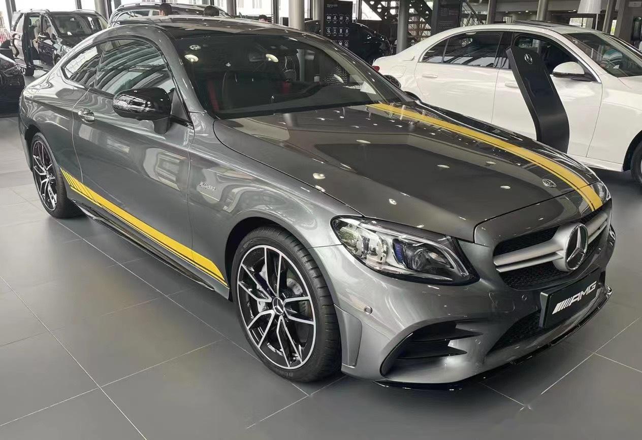 奔驰c43轿跑 月光灰黑 646894