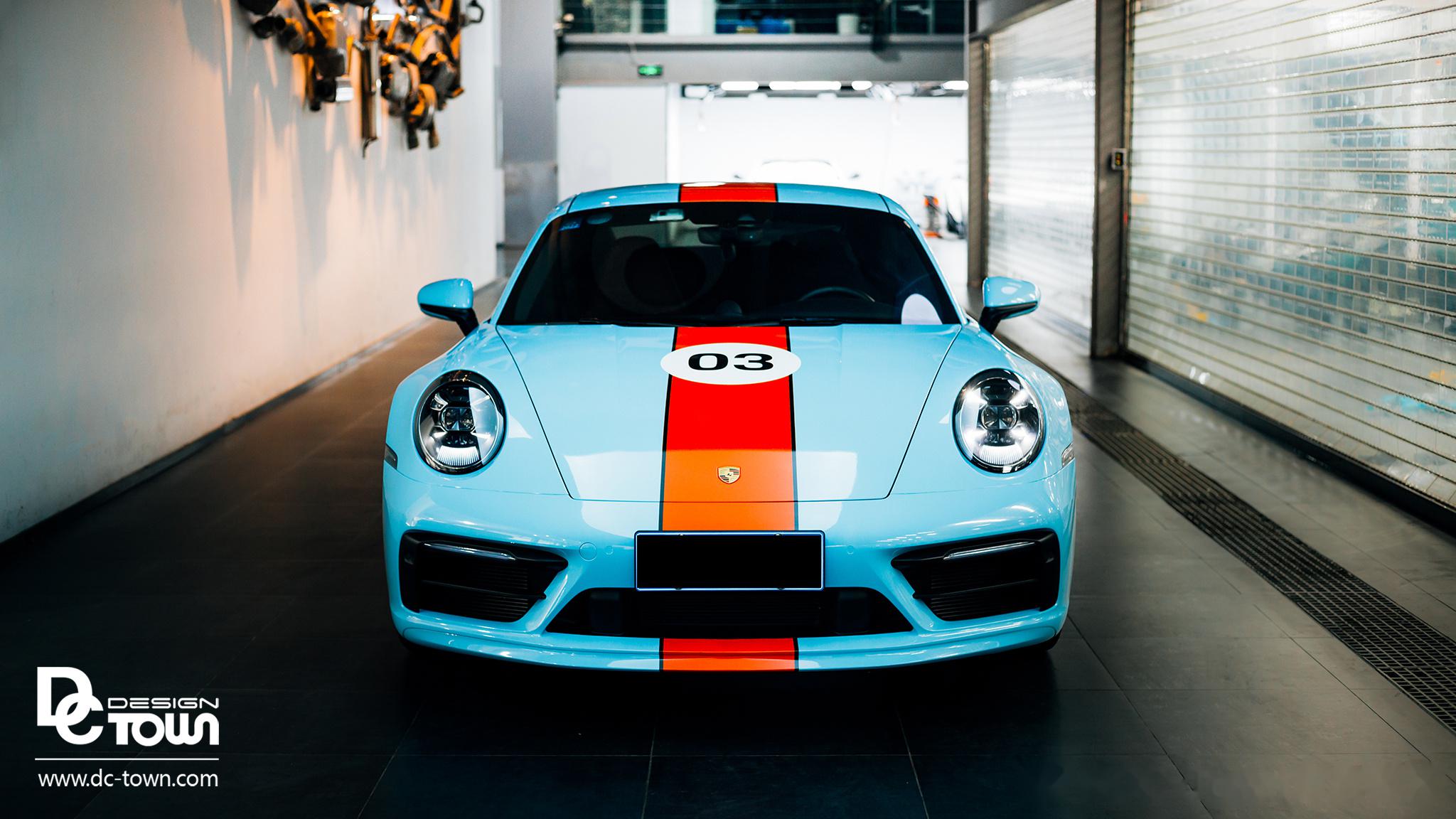 dc出品: 保时捷911 改色拉花 #保时捷##保时捷911##911