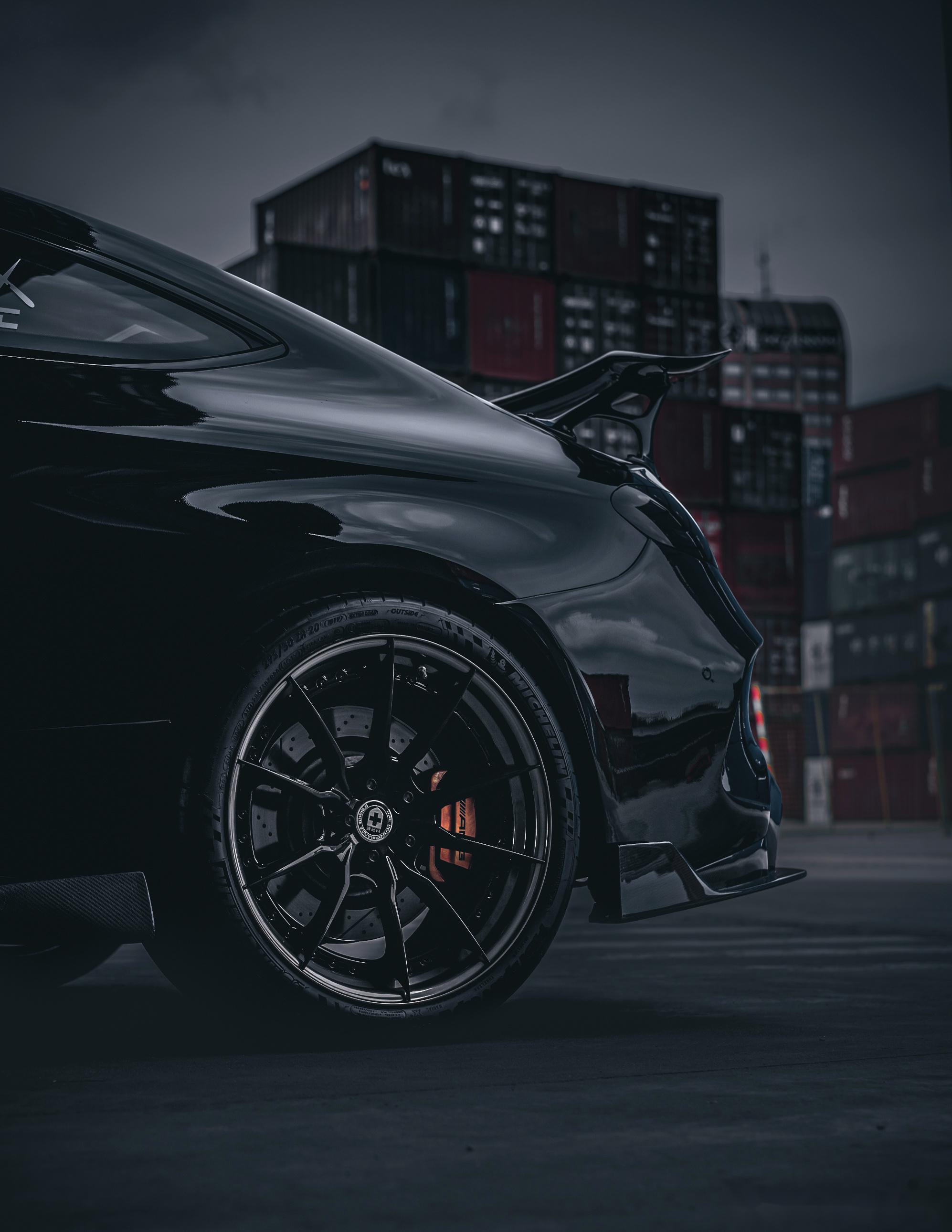 cars01豪车拍 暗黑风格 奔驰amg c63s imp套件99 地点:上海市