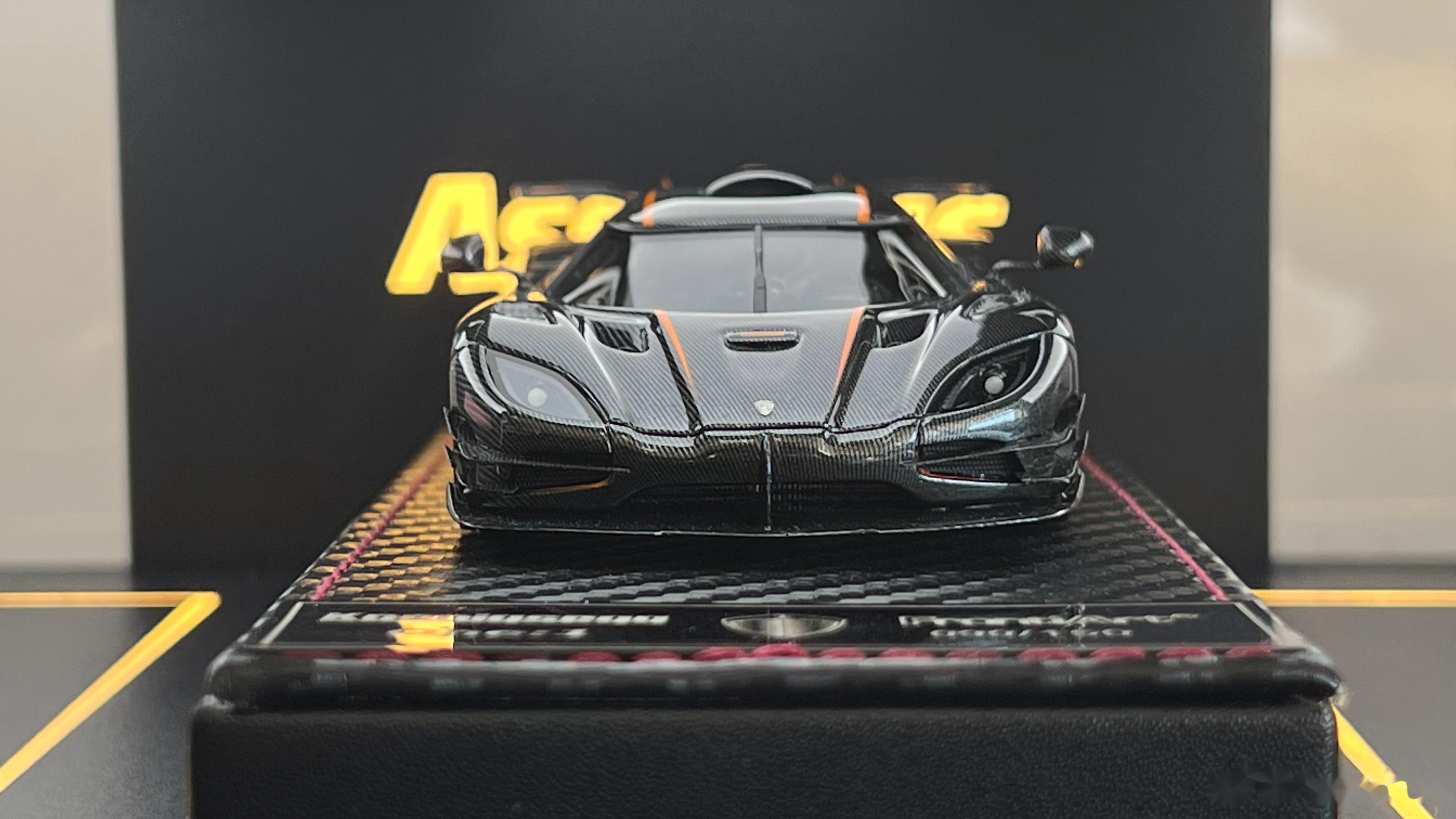frontiart fa 1/43 柯尼塞格 one1 全碳橘色 koenigs_车模型社区_易车