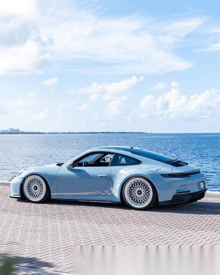 保时捷 911 gt3 touring(pts迈森蓝) #德系车##我与汽车的日