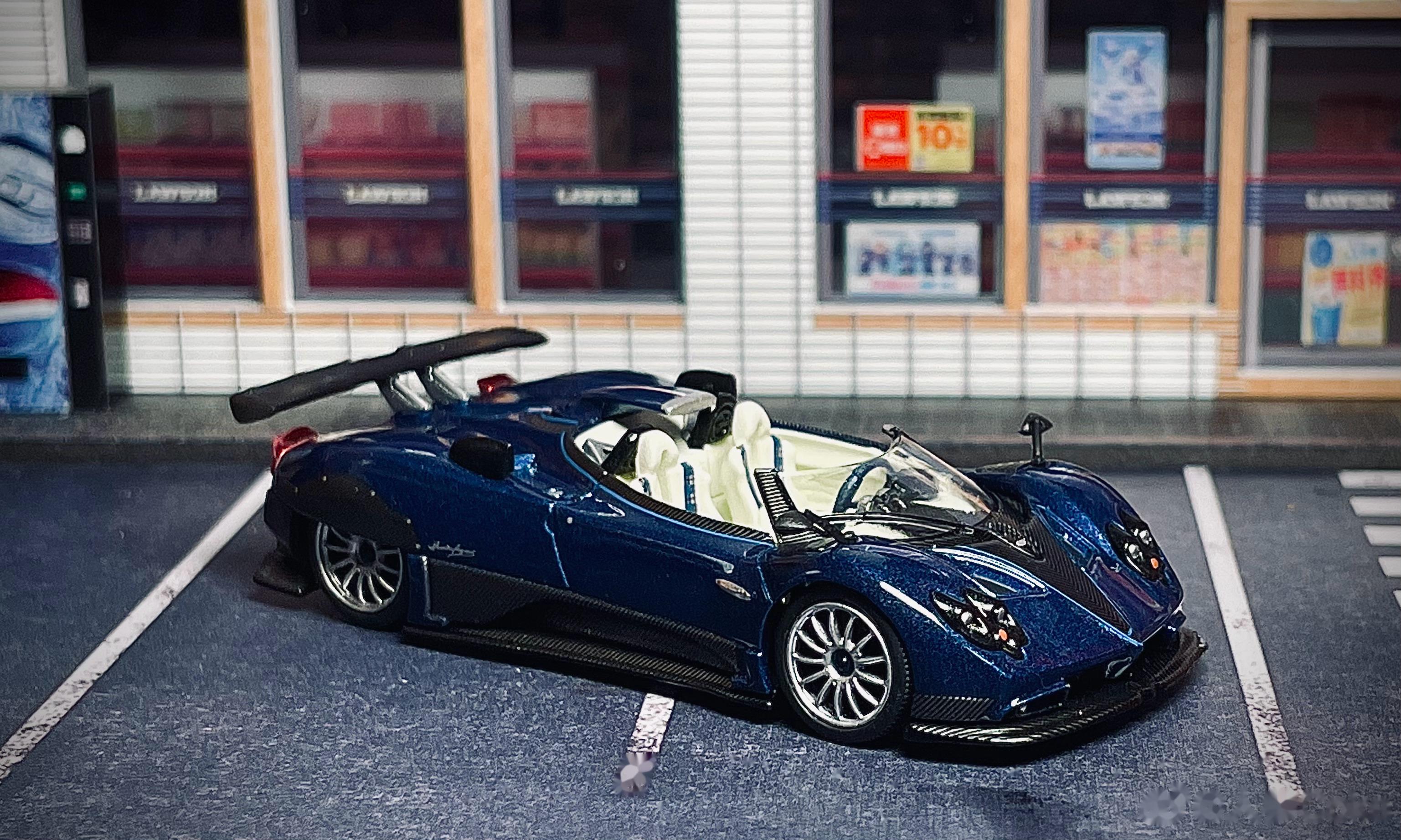 mini gt pagani zonda hp barchetta 汽車模型#帕