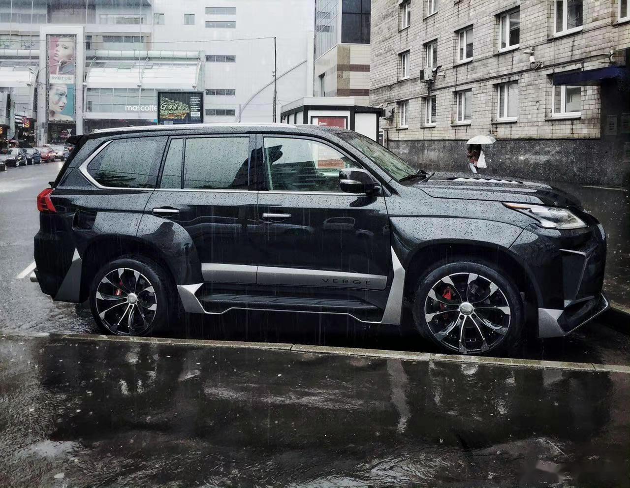 雷克萨斯lx570改装俄罗斯verge宽体车身套件