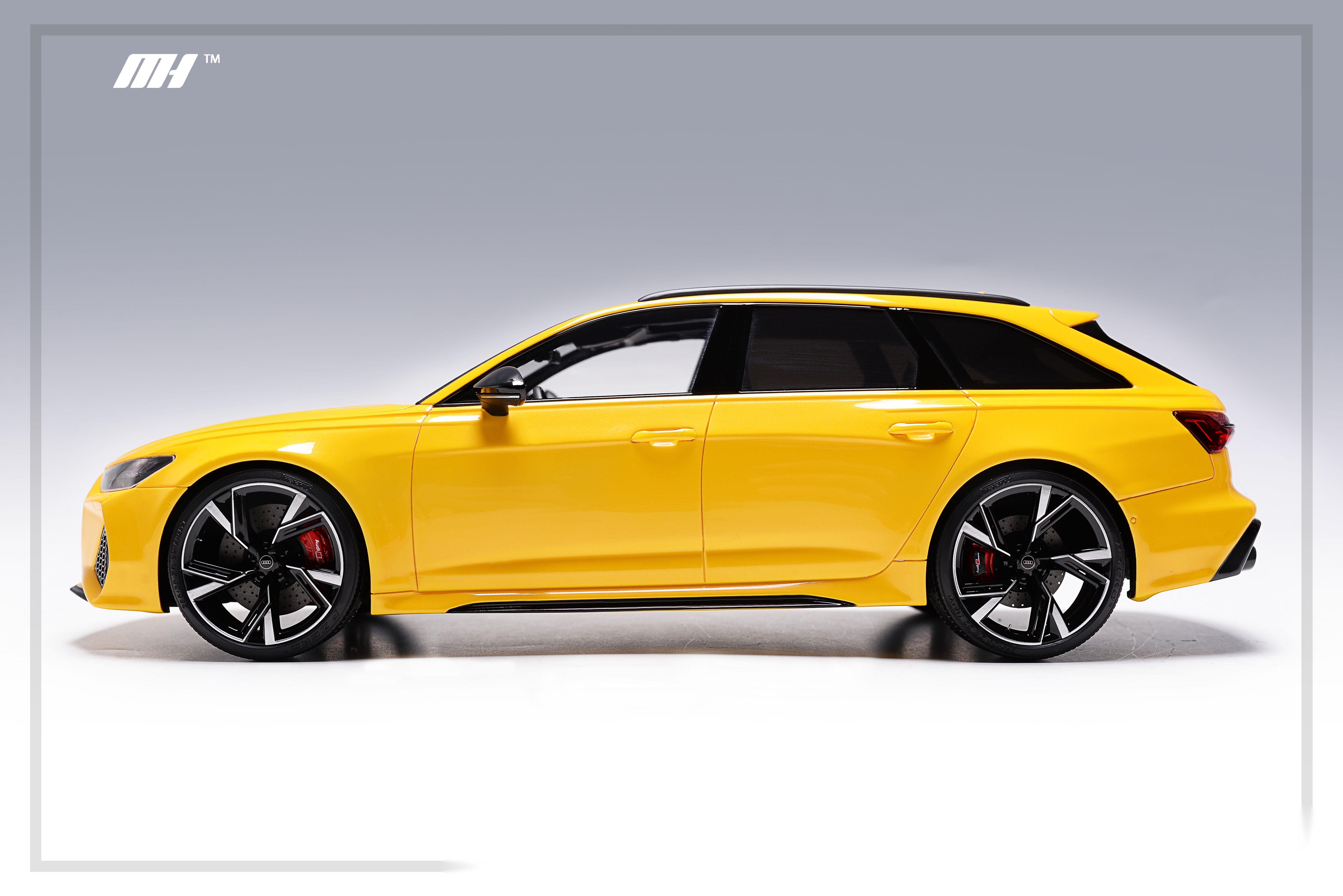 motorhelix118比例树脂精品系列奥迪rs6维加斯黄