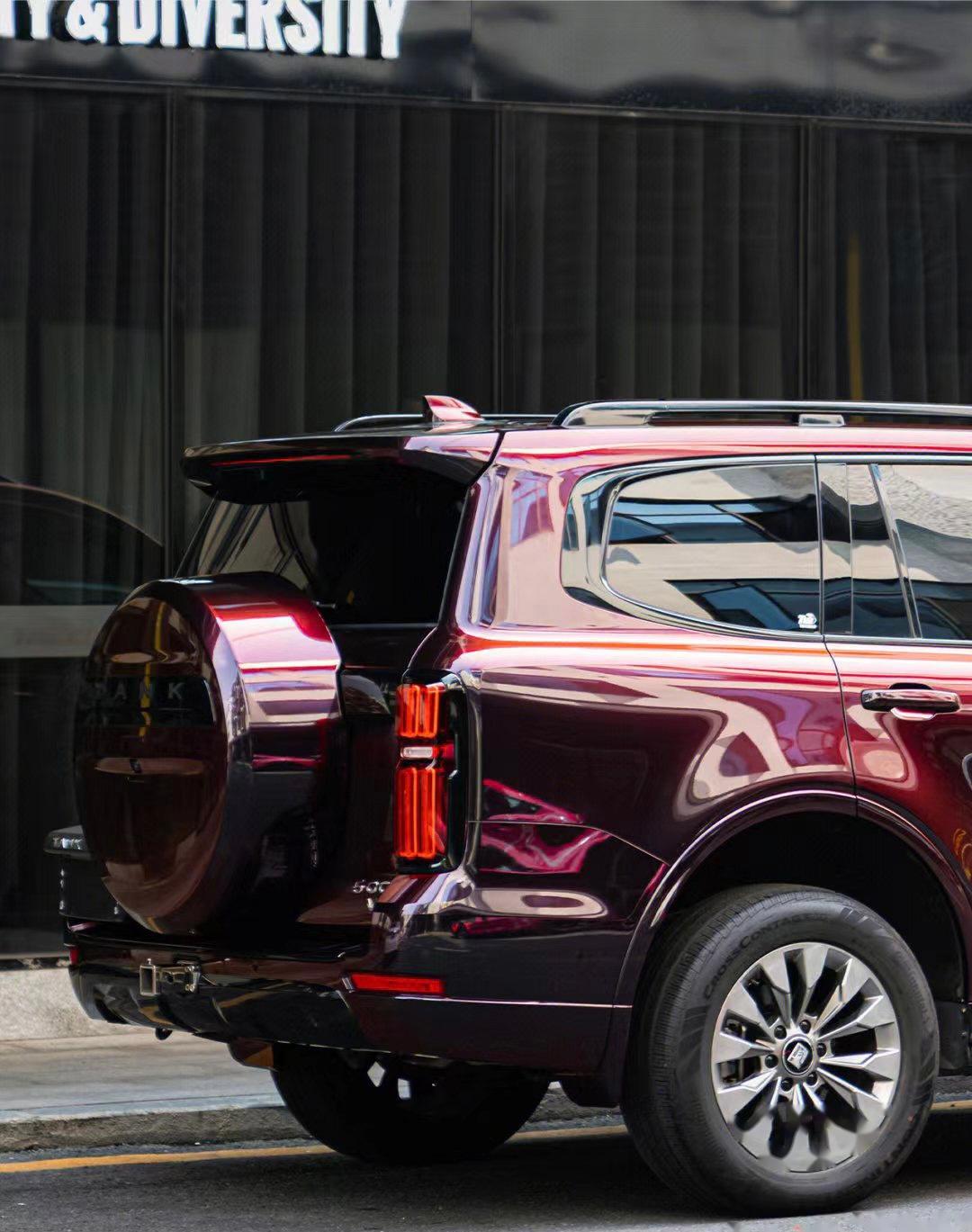 浅品一个改色 坦克tank 500·高级感流光黑魅红 霸里霸气的黑红坦克