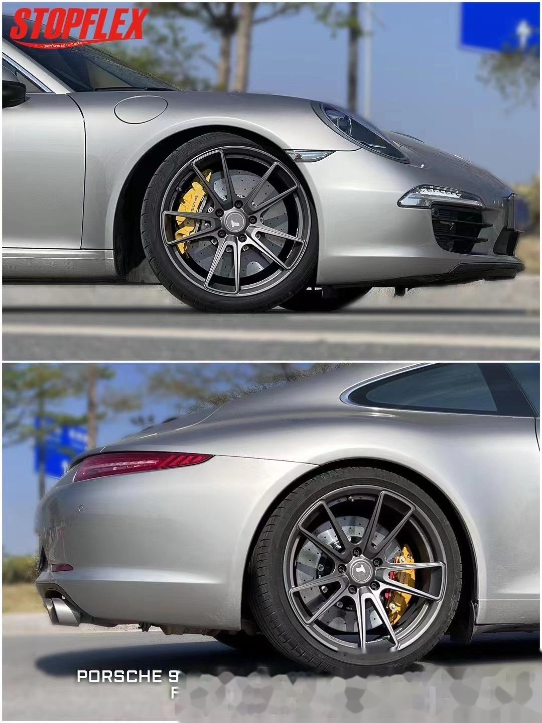 保时捷911前六后四陶瓷刹车套装78 -前轮gt3六活塞卡钳 stopflex 4