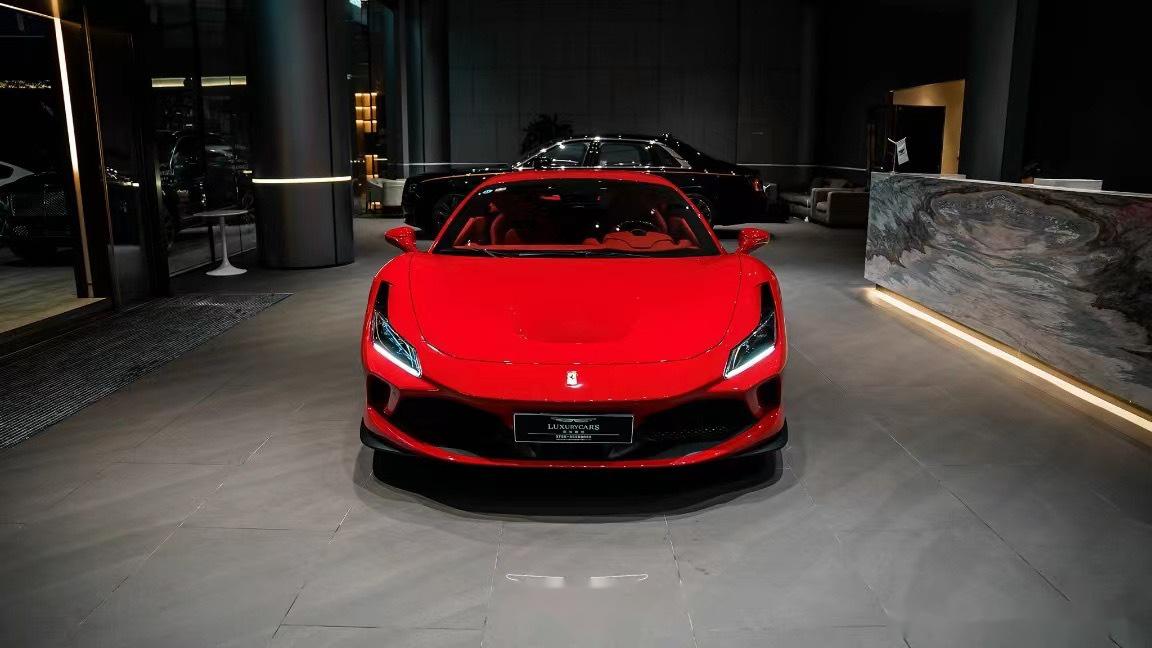 法拉利f8 spider 纯正的意大利红9495 真的吹爆这辆车97 69