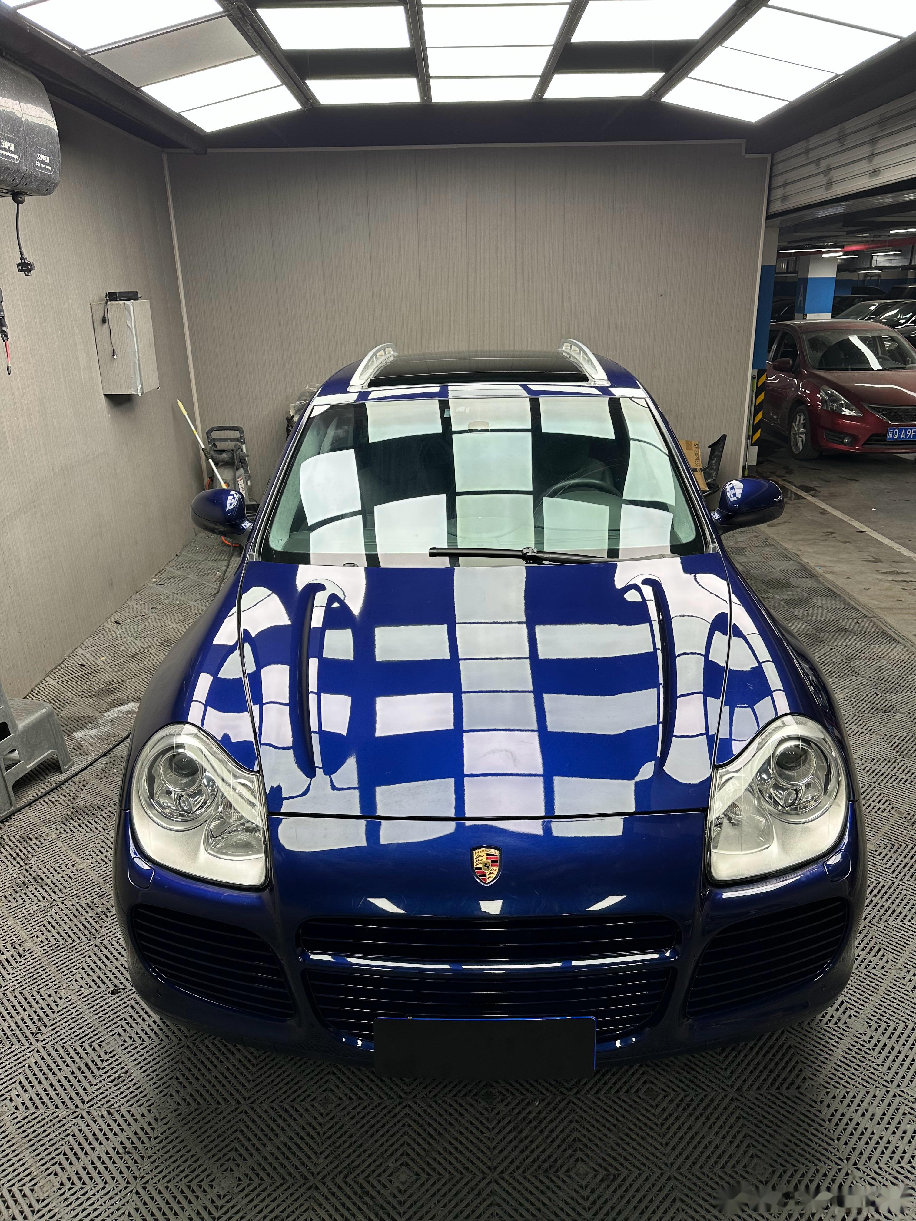 好看不? 蓝色09979797 当年陆地最强suv 保时捷卡宴 955 turb