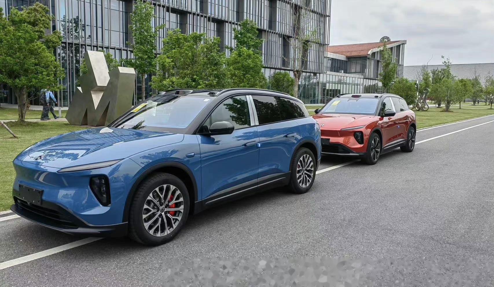 蔚来全新es6这外观太能打了,姿态,形面,漆色都很有高级感,必定大卖!