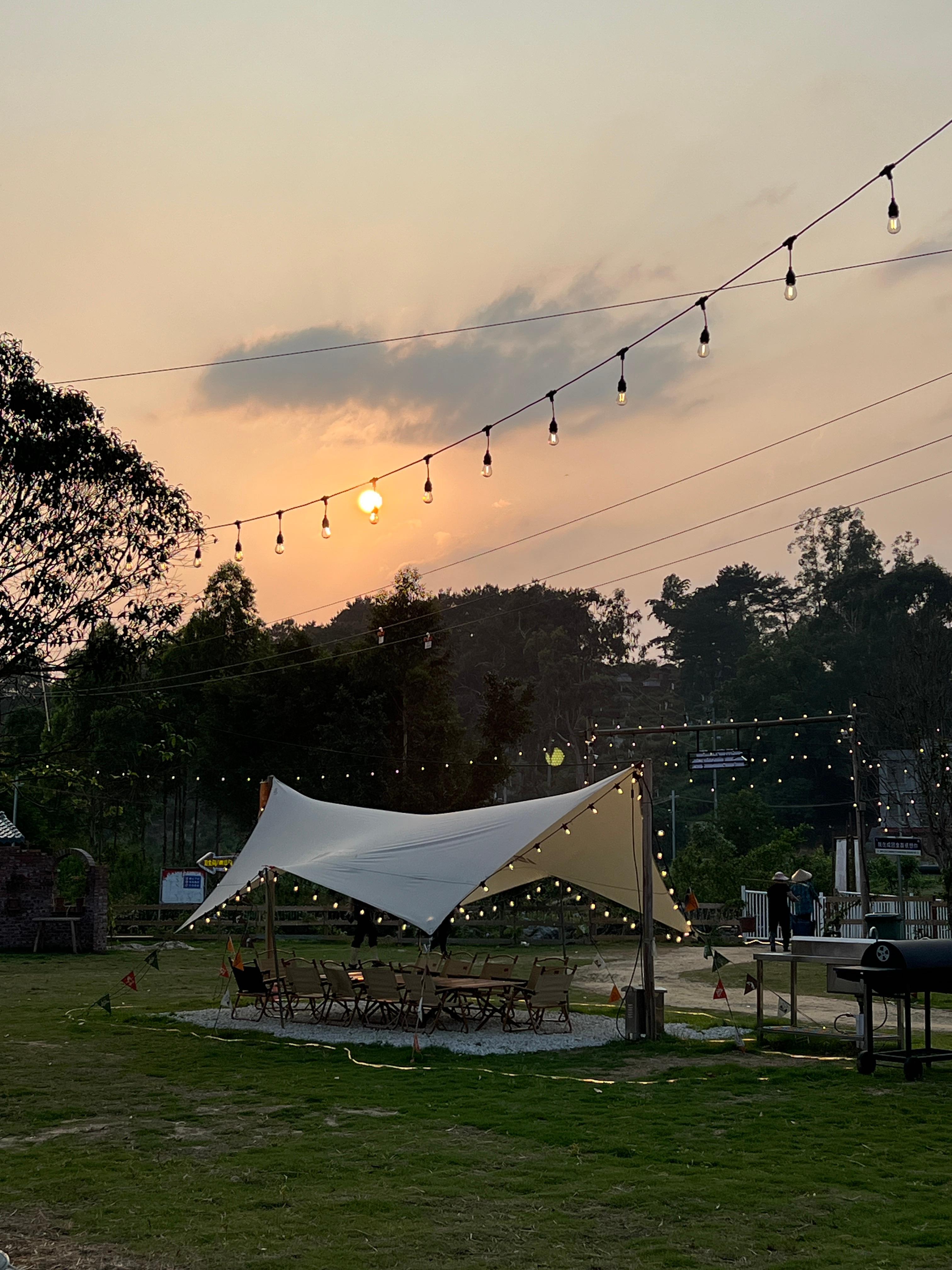 到哪儿都得打卡营地 今天去柳州金磊露营地学习了下 这边露营也很火