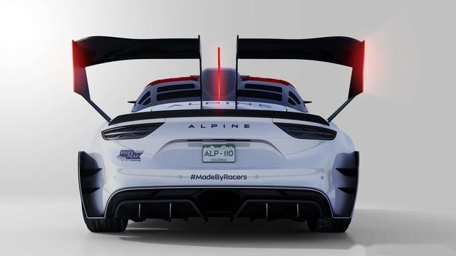 【你从没见过这么大的尾翼!】 2017年,alpine复活了经典跑车a110.现