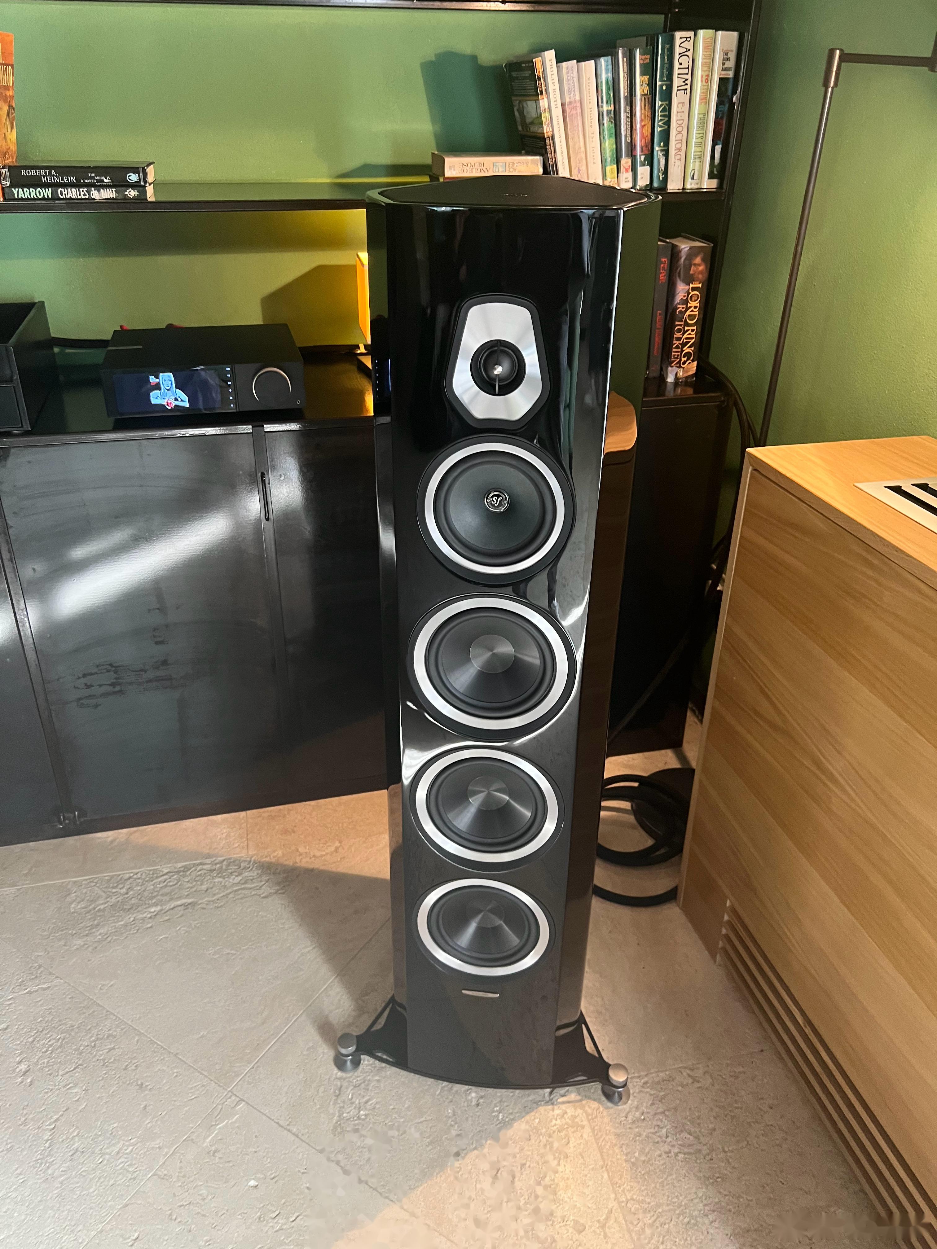 意大利世霸sonus faber,全球著名的hi-end音箱制造商,价格不菲;和