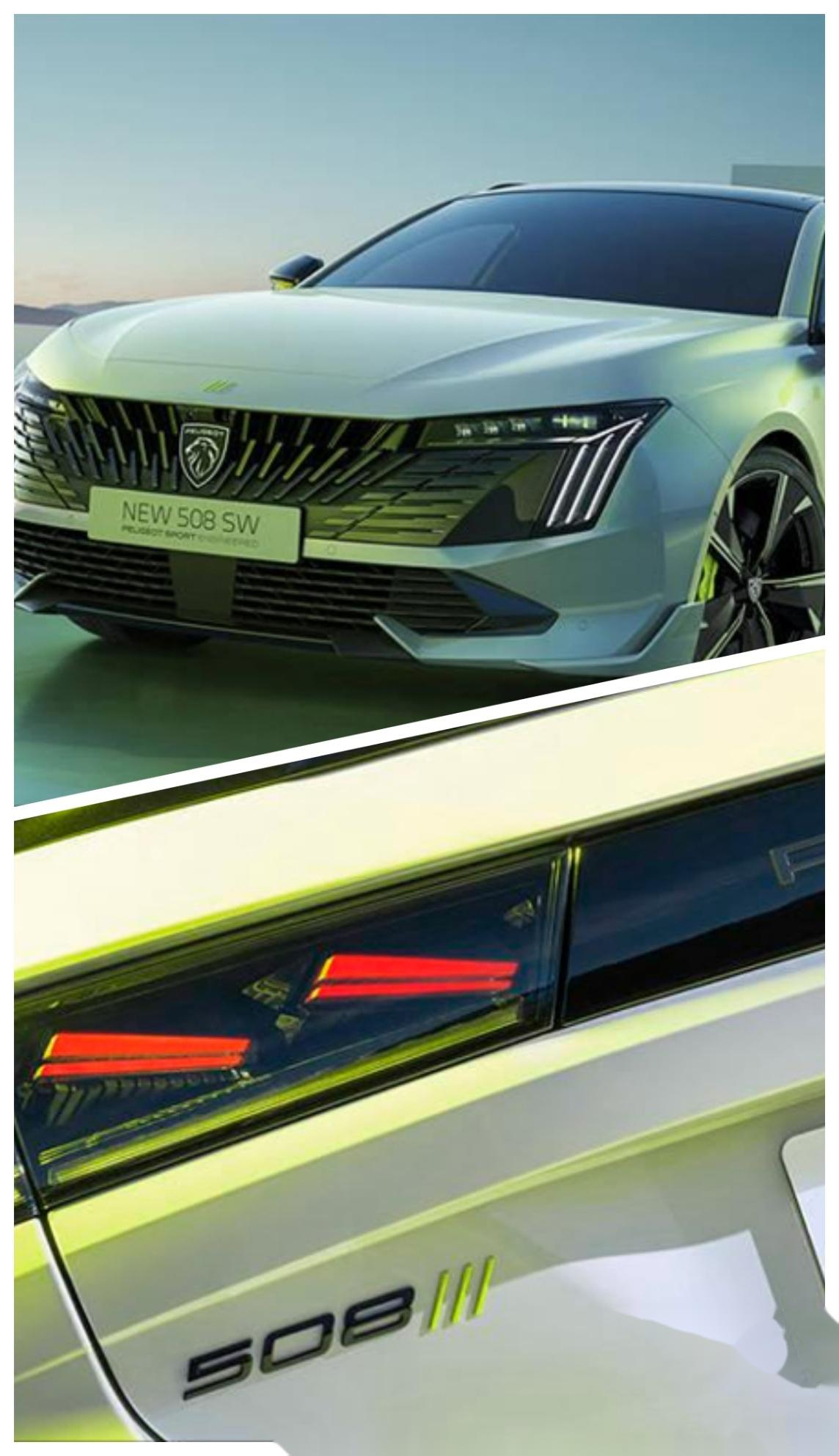 看到了新款标致508 sw pse特别版外形了,媒体报道该车提到比普通版的