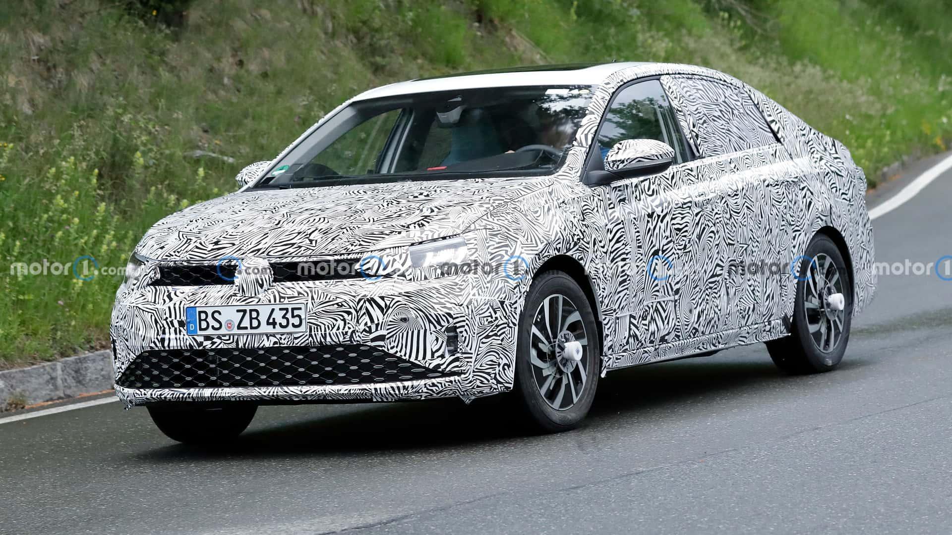 全新大众jetta(国内速腾)谍照,看灯组造型是更精致,更运动了.