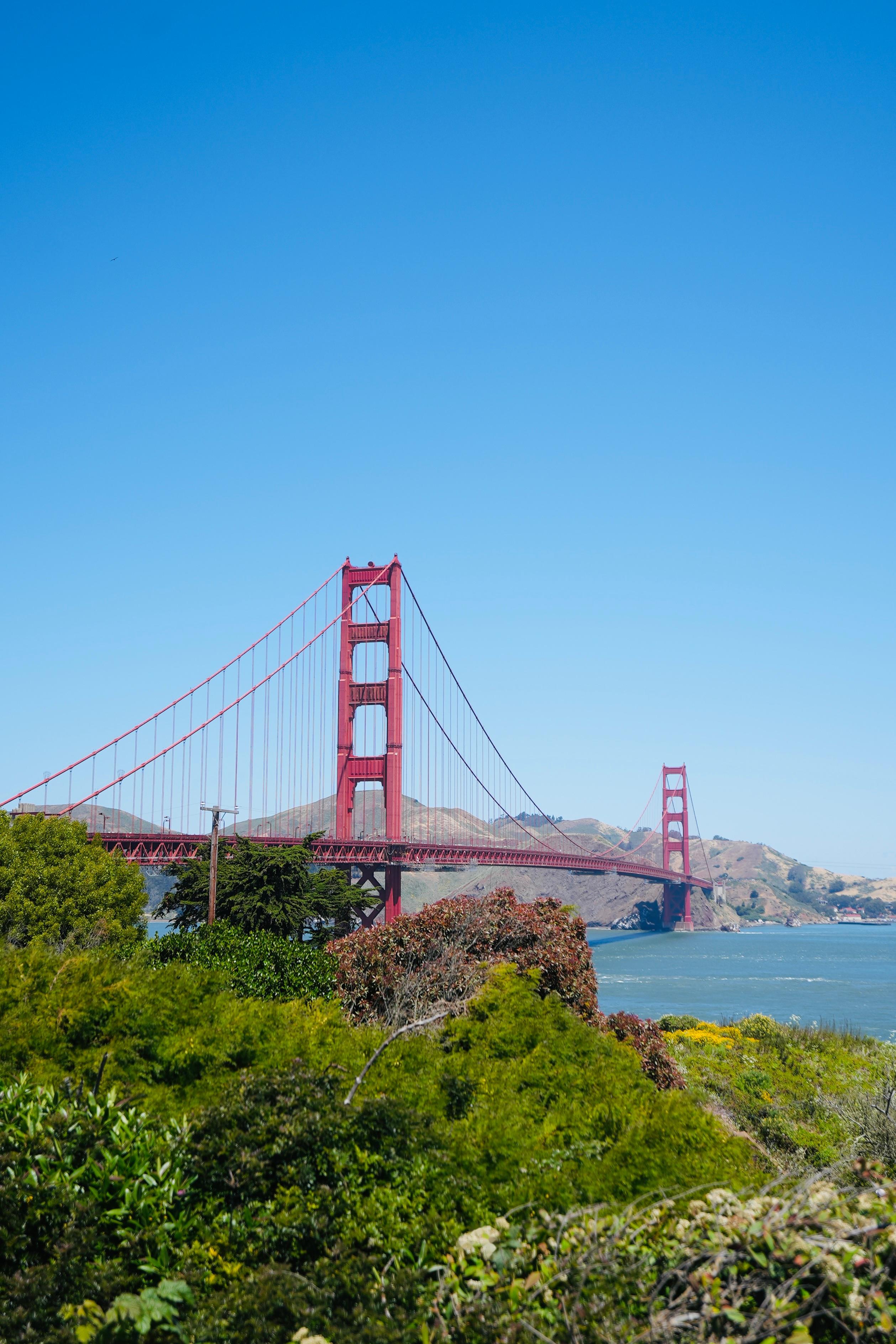 游客照… 第一次见到金门大桥,正好入海口,风超级大,真的"过堂风"max