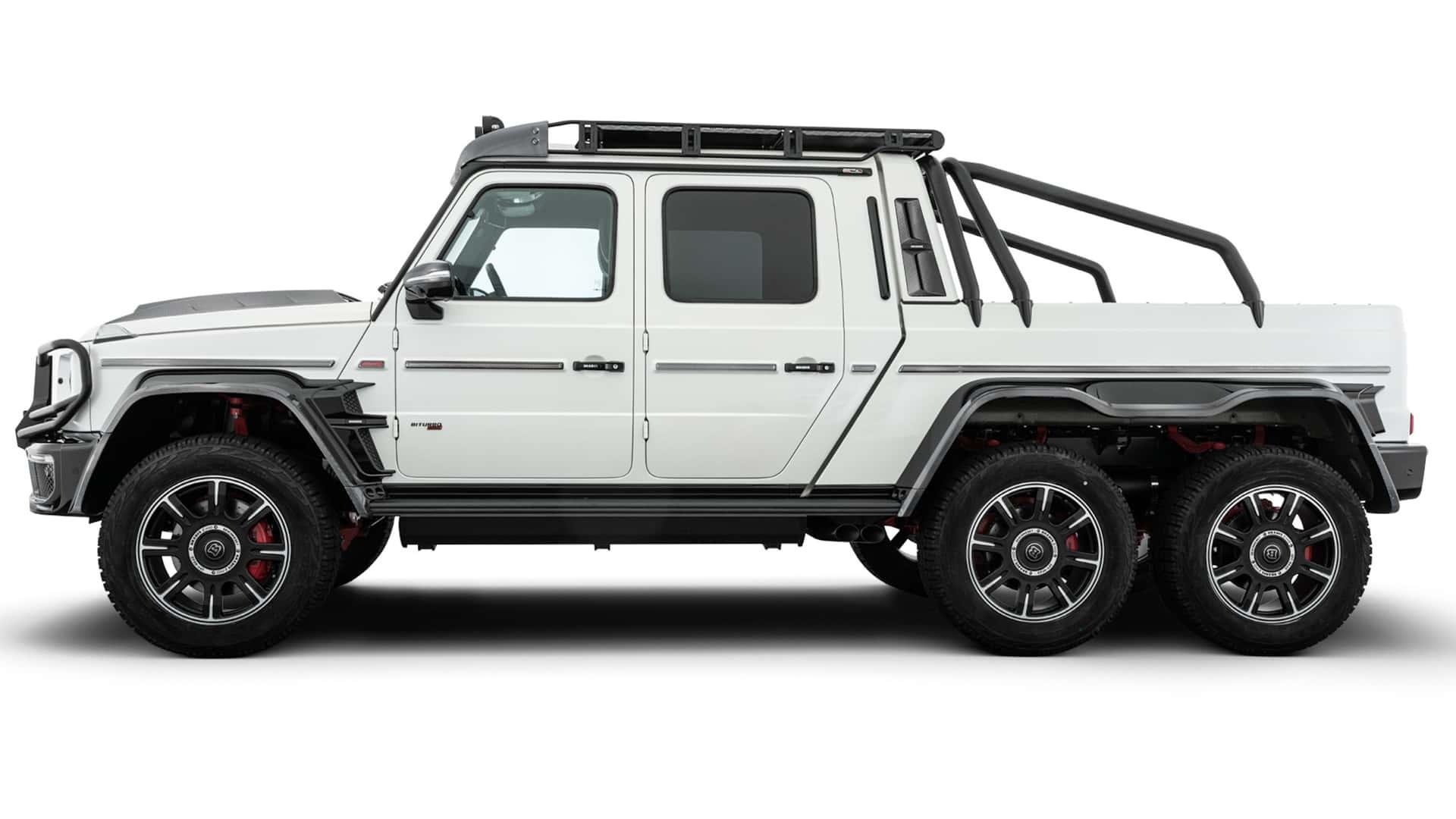 近日知名改装品牌brabus推出了brabus xlp 800 6x6 adve_巴博斯g级