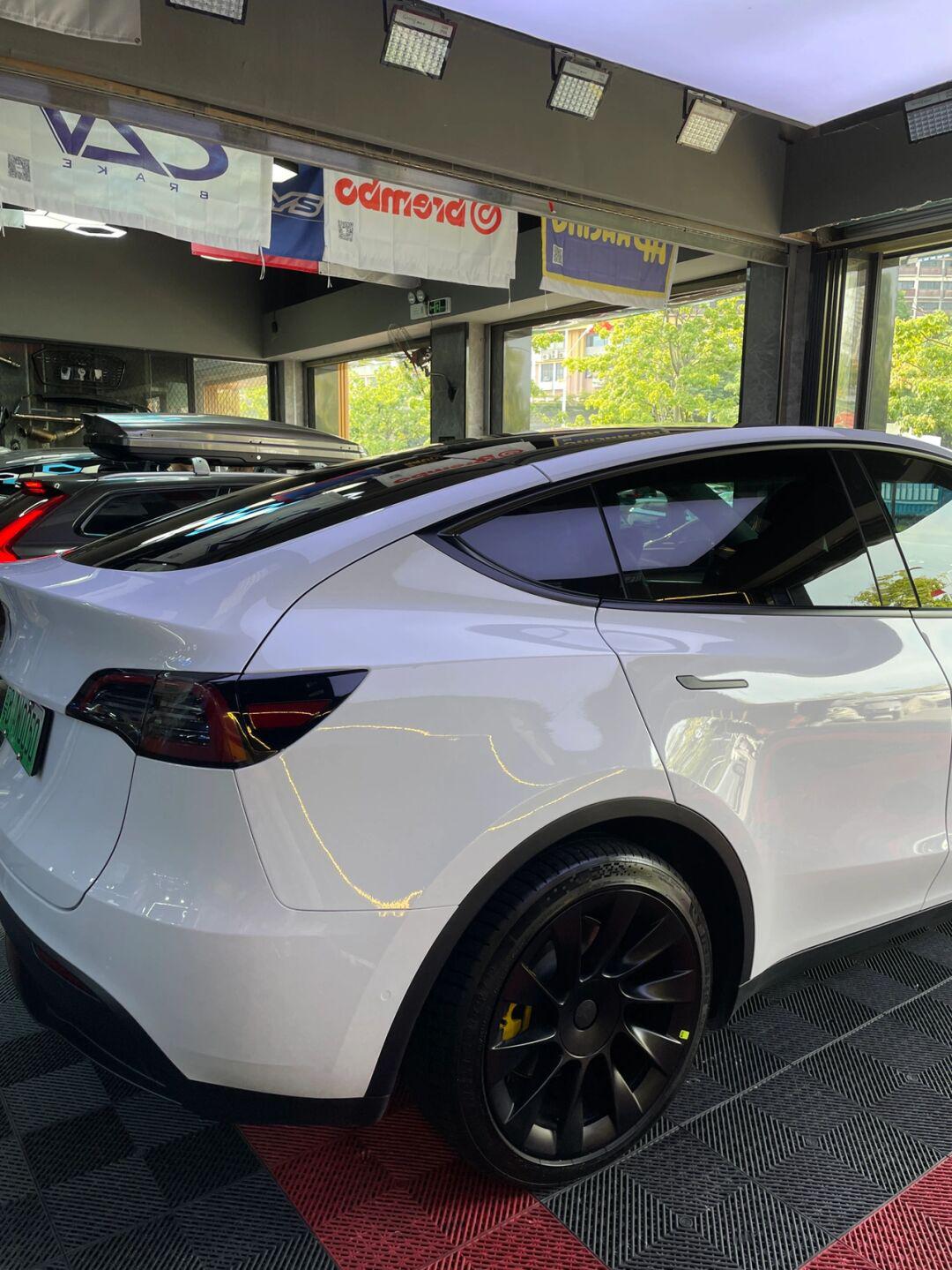 Model Y 水晶超亮钢琴白完工!_Model Y社区_易车社区