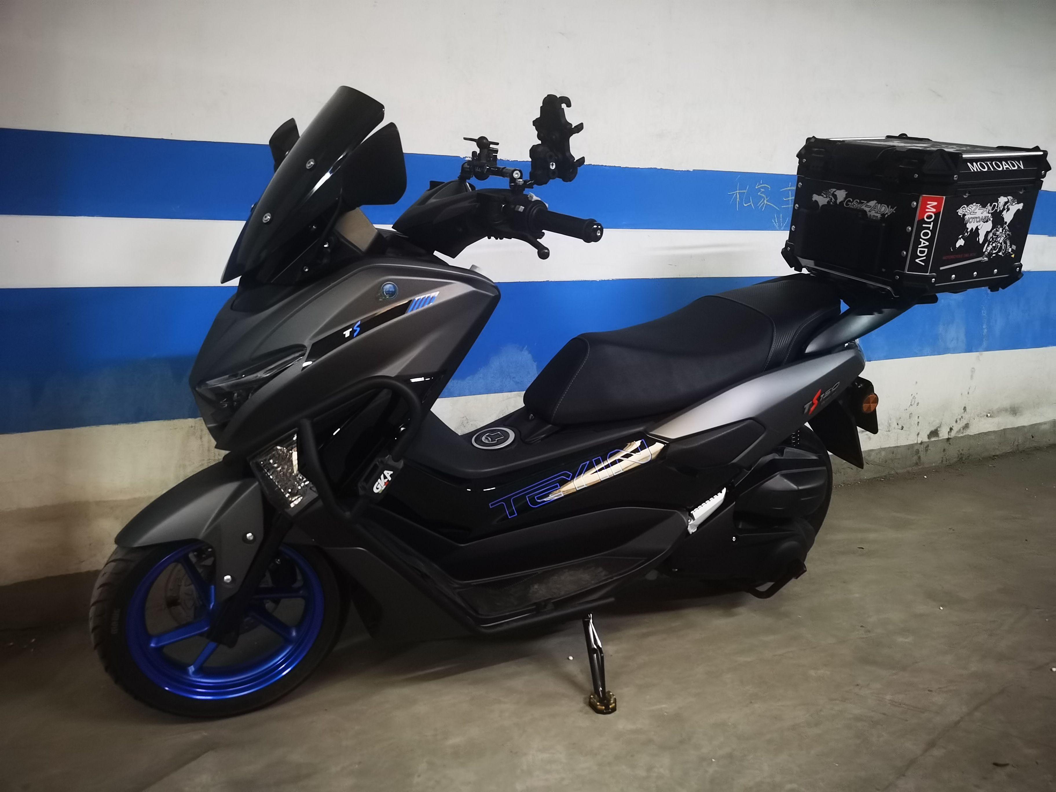 天鹰ts150骑了2000多公里了,之前换了高挡风,骑了一段时间觉得有点丑