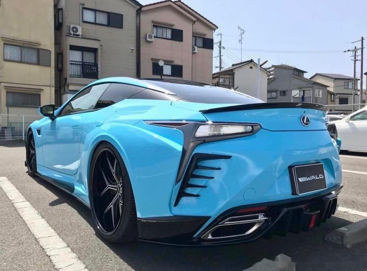 雷克萨斯lc500 改装 日本wald 包围 轮毂