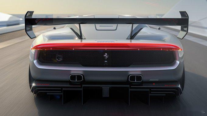 法拉利 kc23 -基于 488 gt3 打造,蝴蝶门,可拆卸尾翼还有看上去酷炫