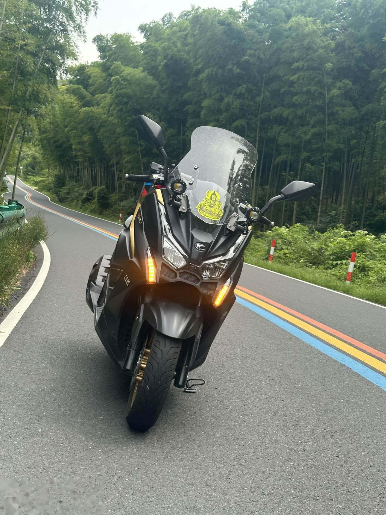 浙江杭州临安近水楼台打卡,光阳s250