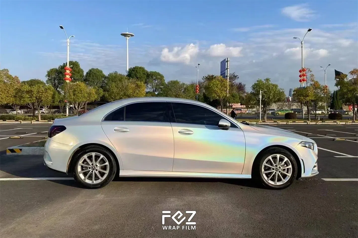 七彩镭射白 一款可以随时看到彩虹的颜色96