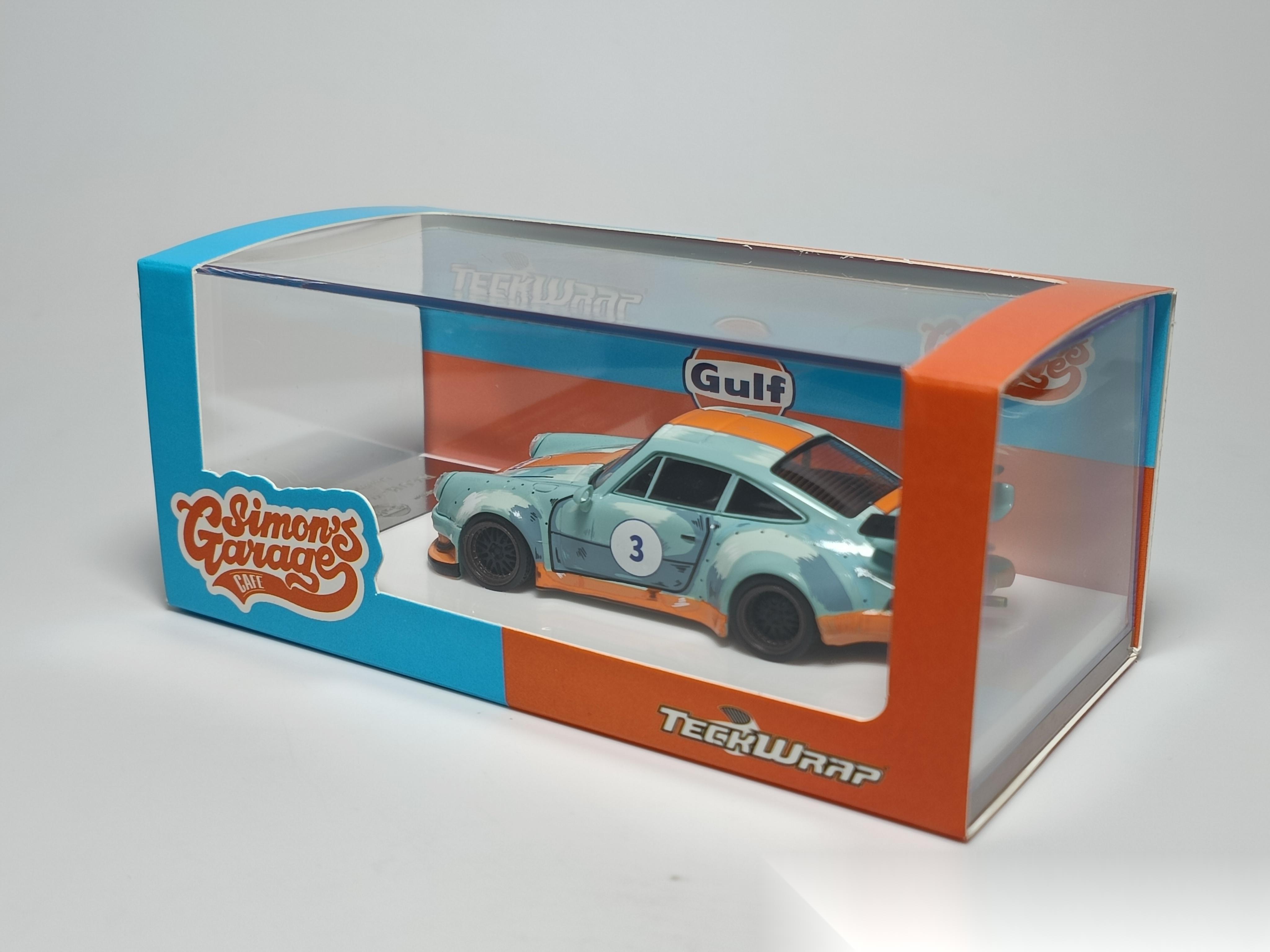 历经半年,西蒙神奇车库首款自家车型保时捷rwb车模终于出炉了,海湾