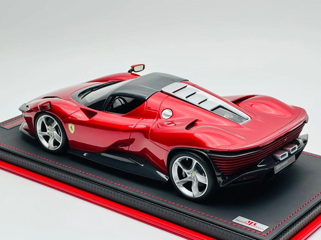 mr 1/18 法拉利 sp3汽车模型 金属红到货