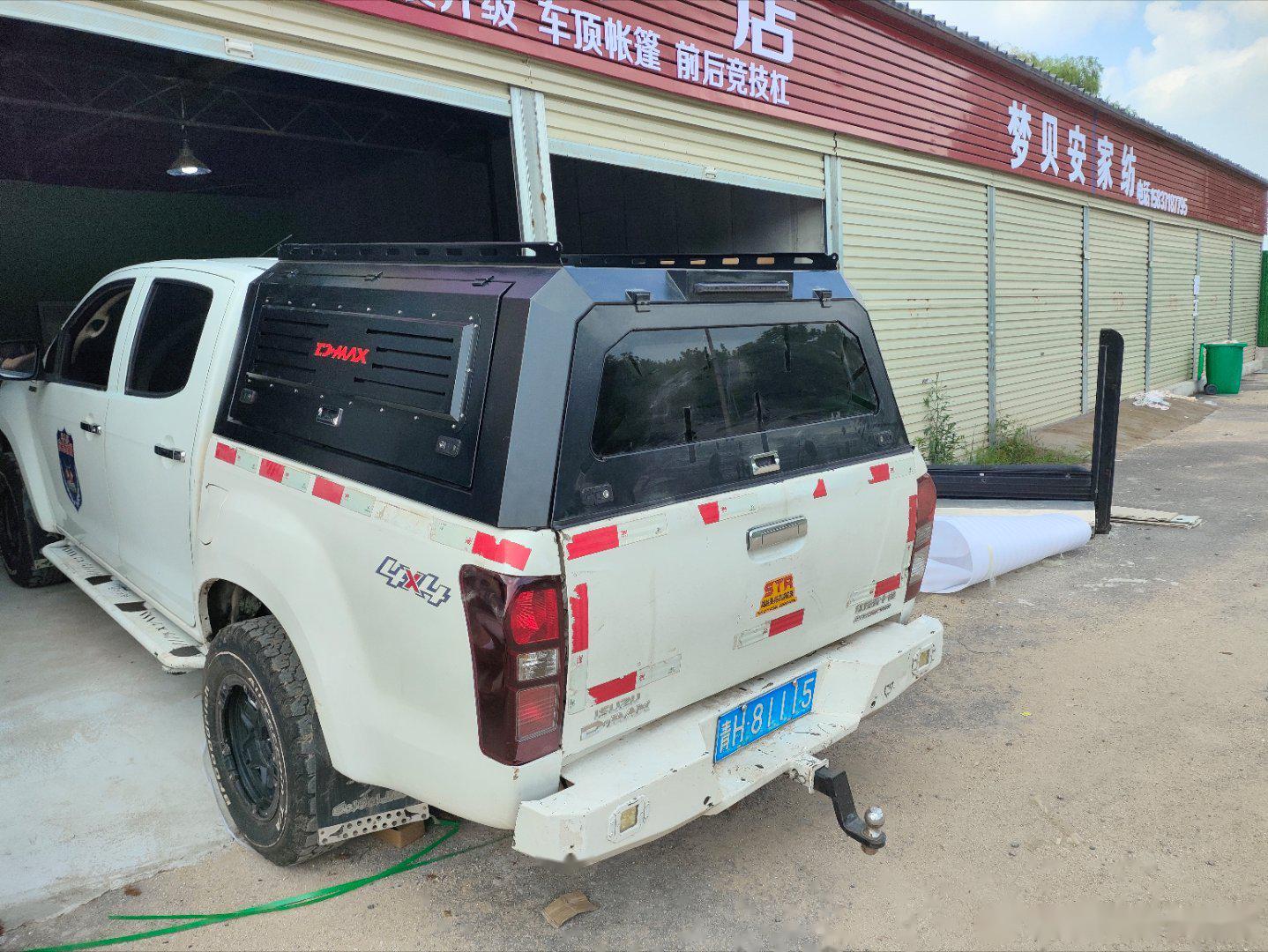 江西五十铃dmax皮卡三开门后盖,整体焊接,防水性超级好,所有皮卡车型