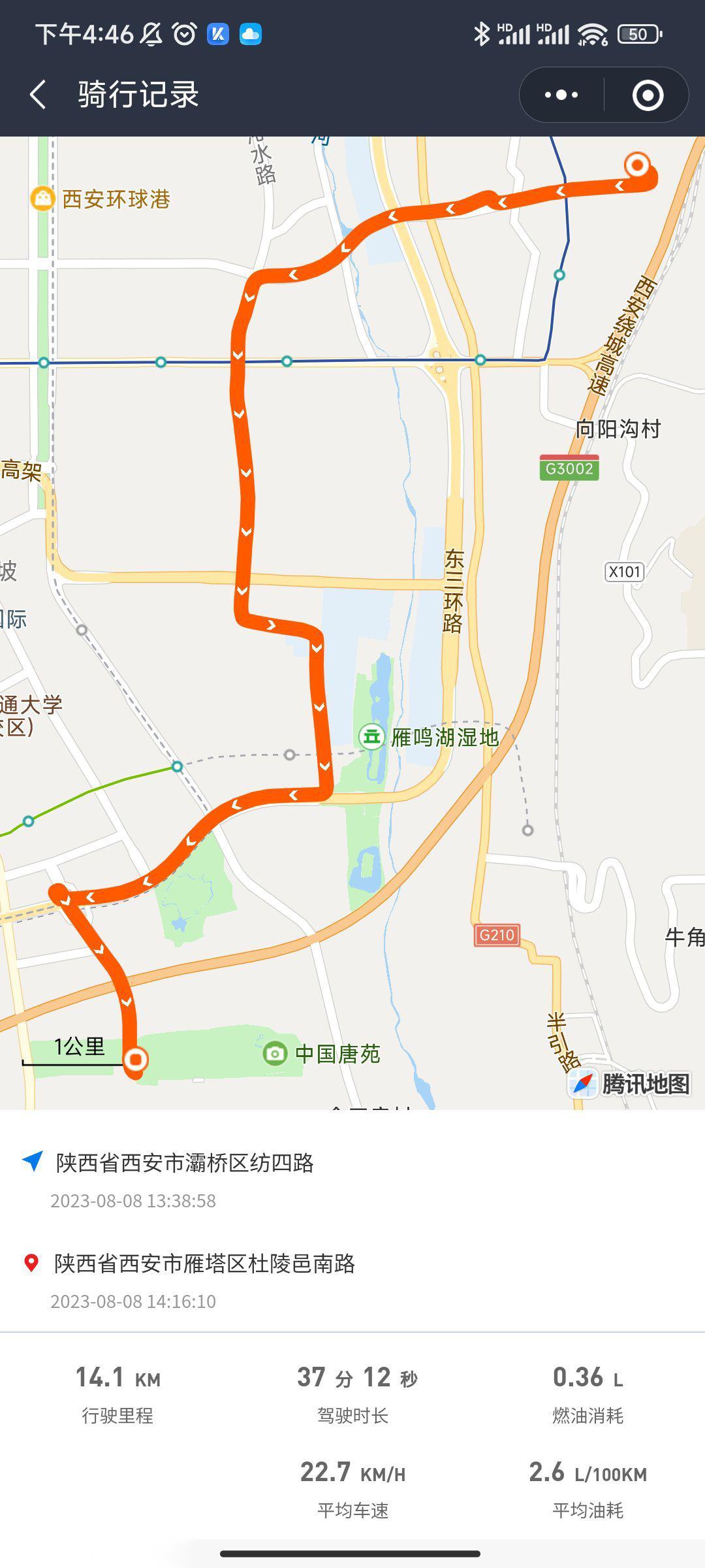 立秋 西安 阴天 适合骑行 打卡 杜邑遗址公园 西安植物园 鲸鱼沟 骑帅