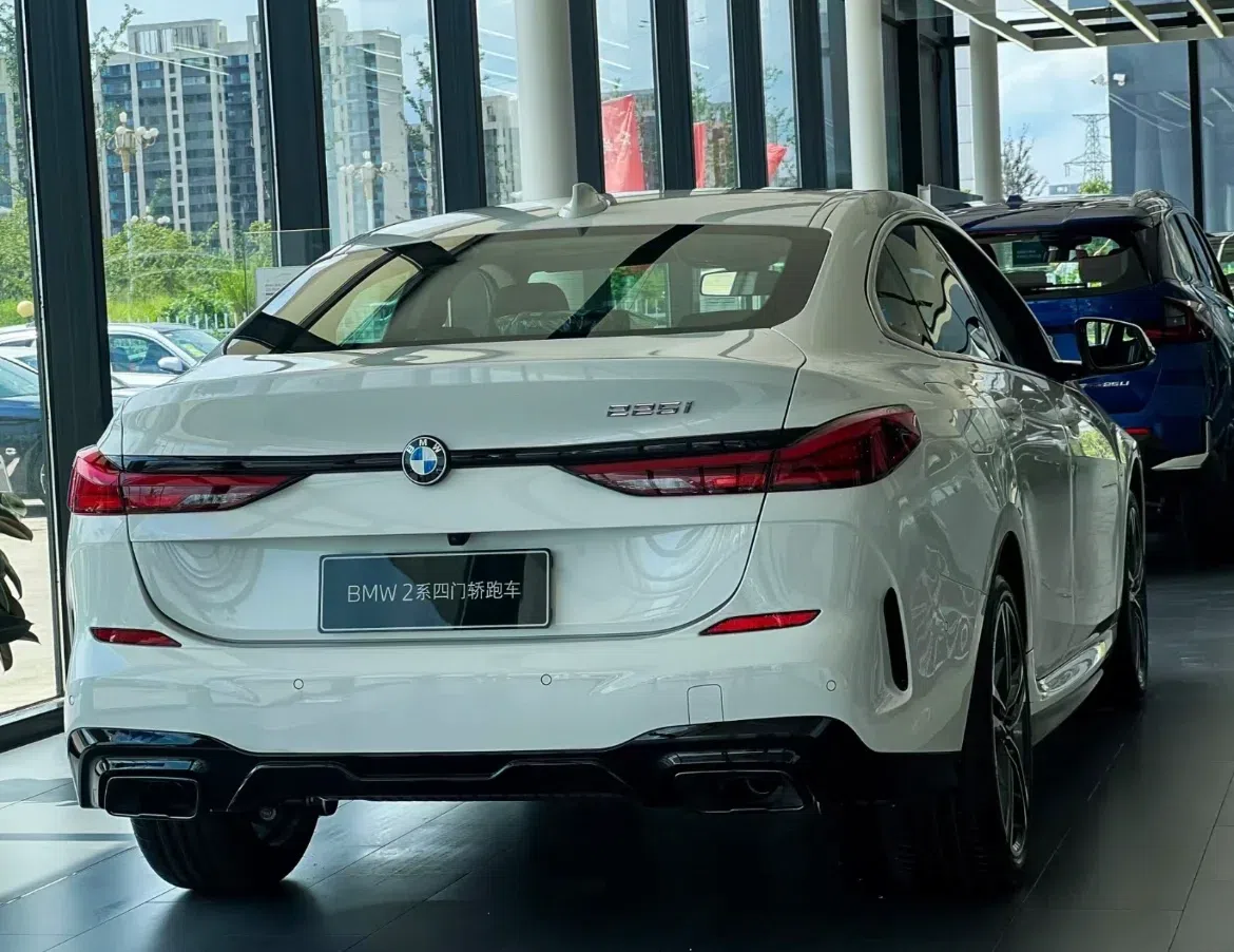 bmw2系四门轿跑车 96颜值:宝马经典的一体式双肾进气格栅 无框车门