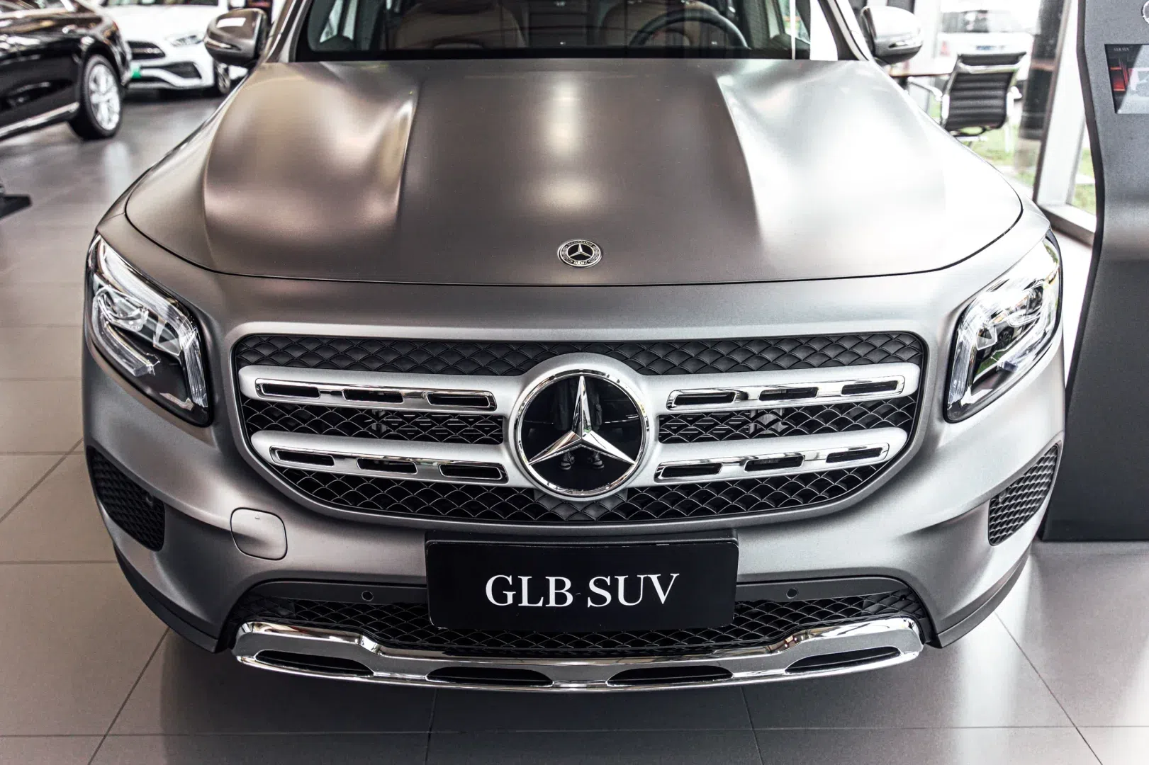 哑光山灰色glb220来啦_奔驰glb社区_易车社区