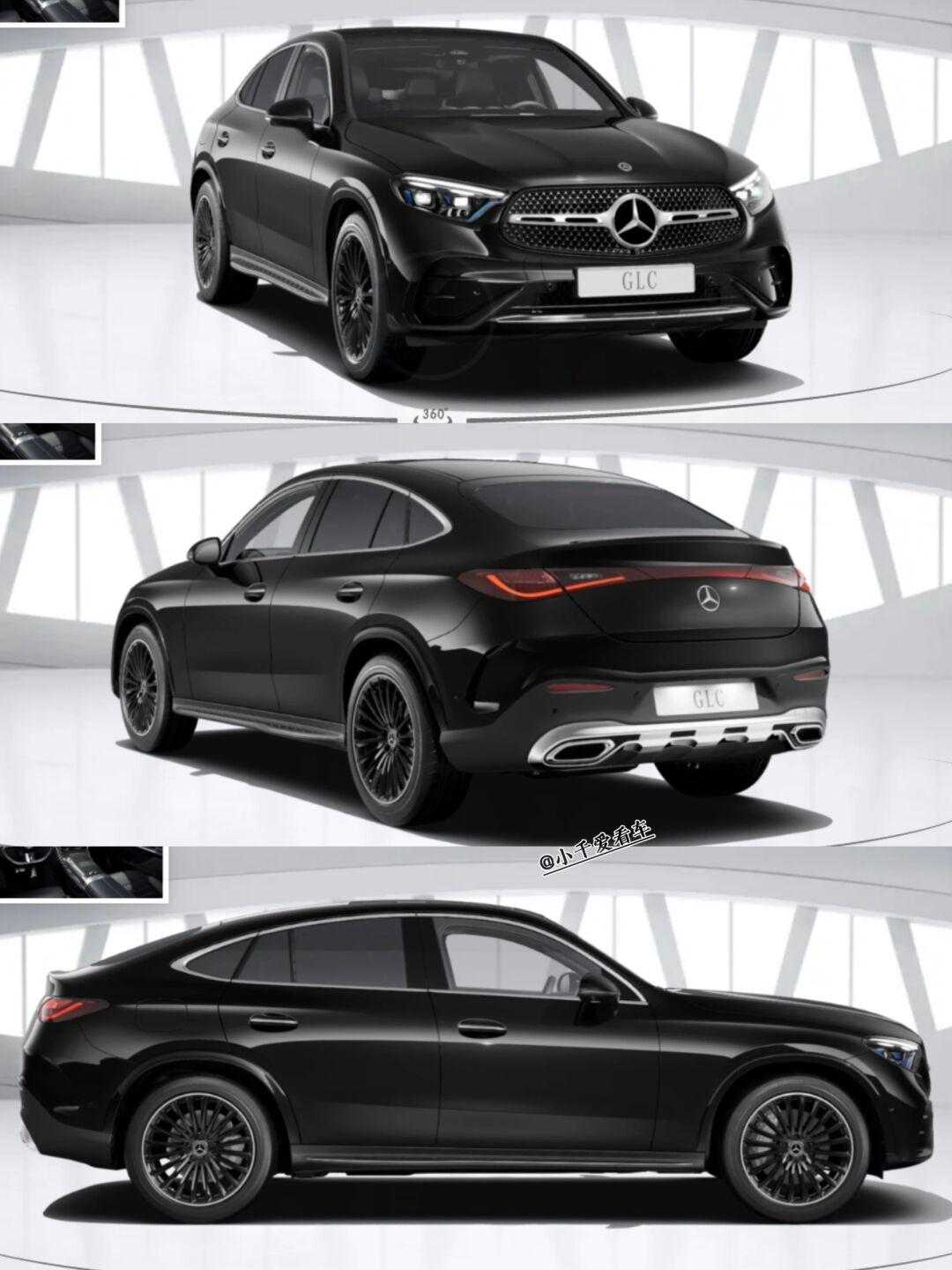 全新奔驰glc轿跑suv 车漆颜色