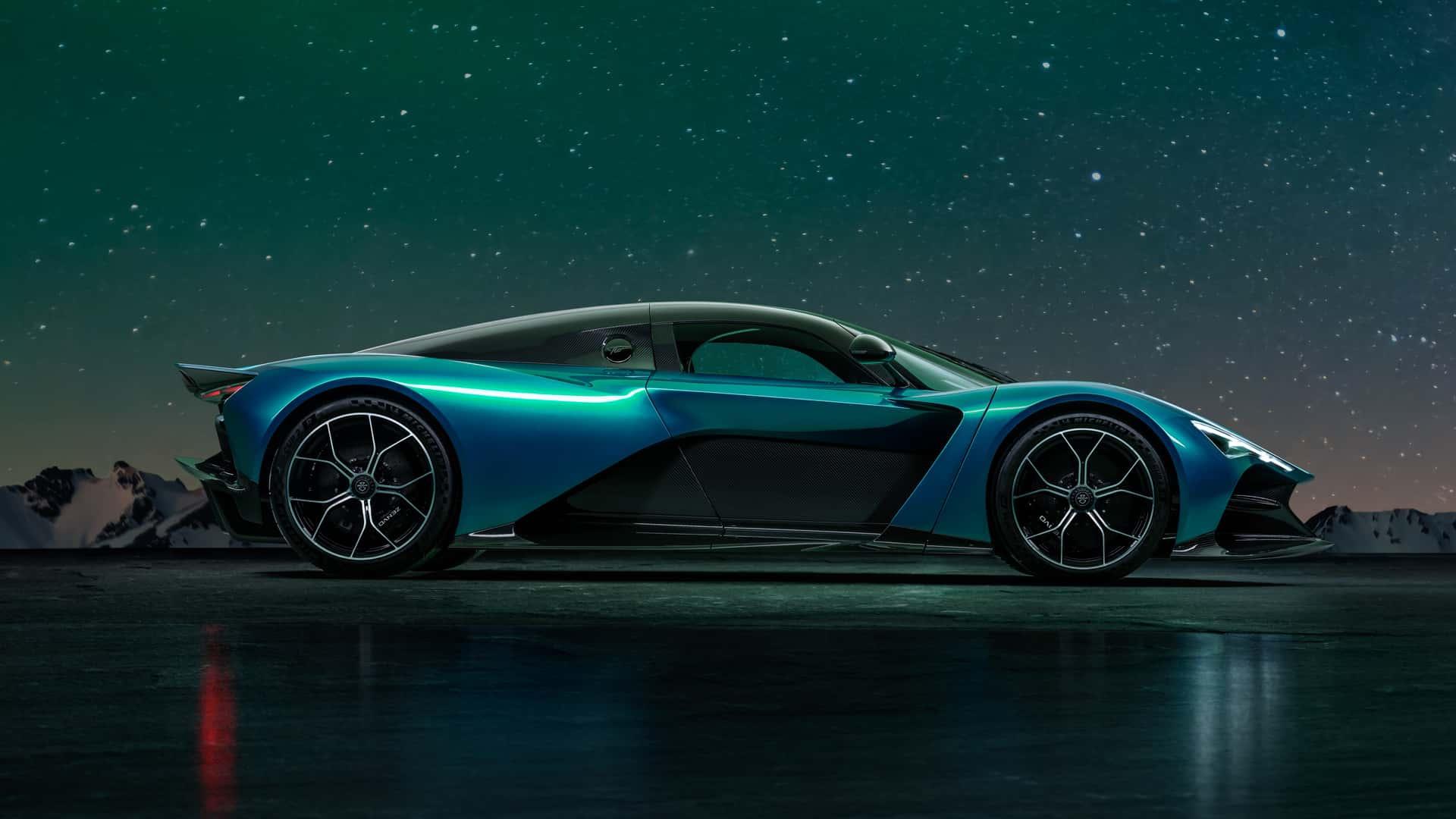 小众超跑zenvo发布新车型aurora,v12发动机加三电机超千匹马力