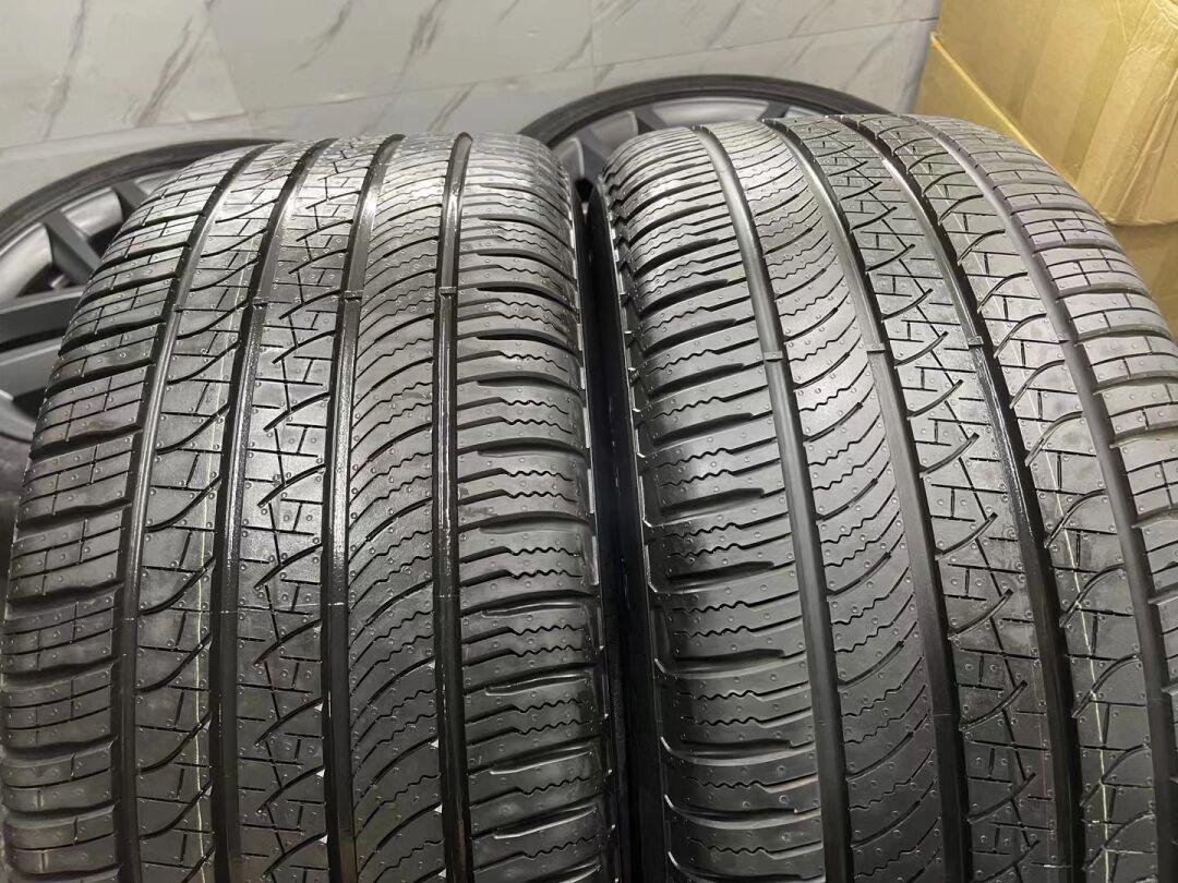 路虎揽胜运动 最新款进口原厂22寸轮毂正品新车拆下 连原配倍耐力轮胎