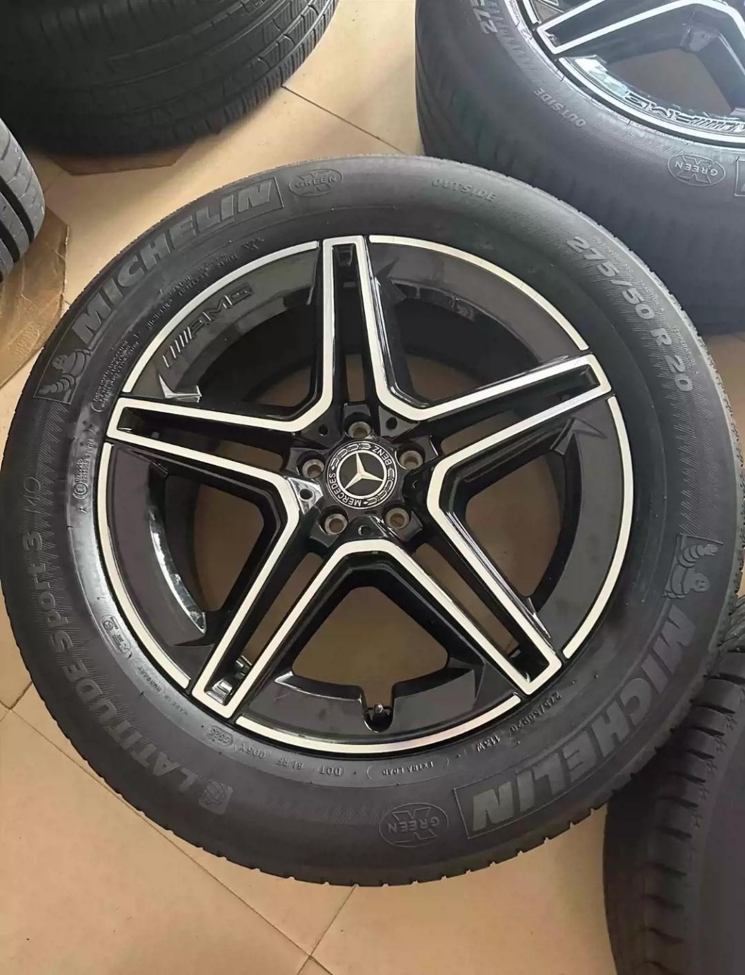 20寸奔驰gle450原厂轮毂轮胎