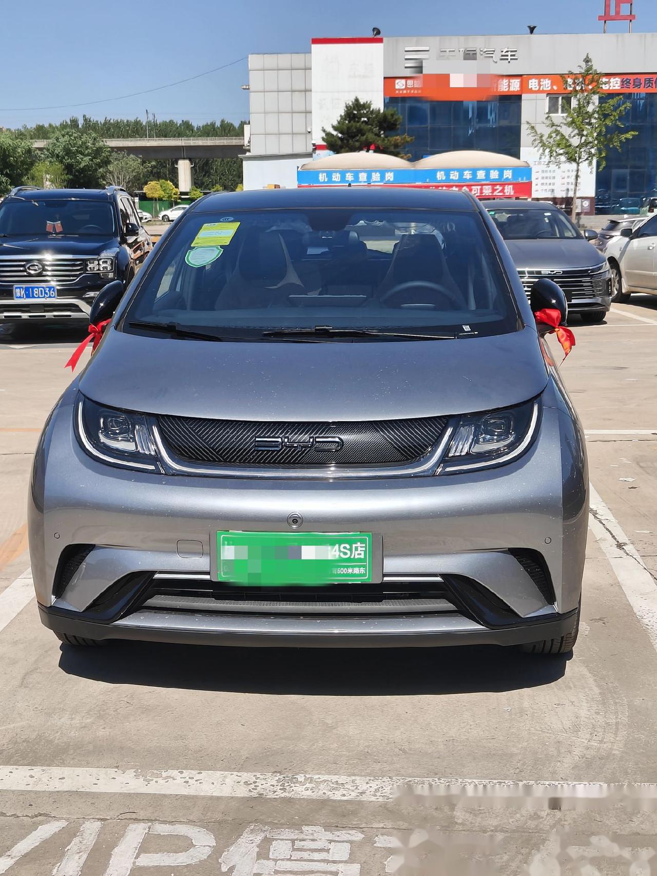 0首付比亚迪海豚车已验好,马上办手续回太和